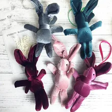 Мягкая Подвеска из шерсти муравей, заслуживающая того, чтобы играть роль милого кролика, кролика, маленького подарка, нежная цветная сумка для ребенка