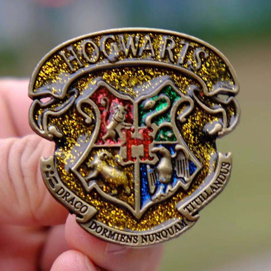 

Bronze Hogwarts Metal Pin Badge Chestpin Brooch Costume Accessories Ornament Decor 5cm