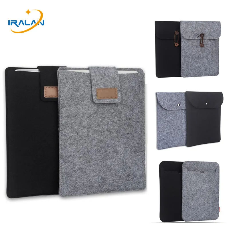 

New Soft Sleeve Felt Bag Case For Samsung Galaxy Tab S4 T830 T835 T590 T595 Pouch Tablet Cover For Tab A A6 10.1 T580 P580 T550
