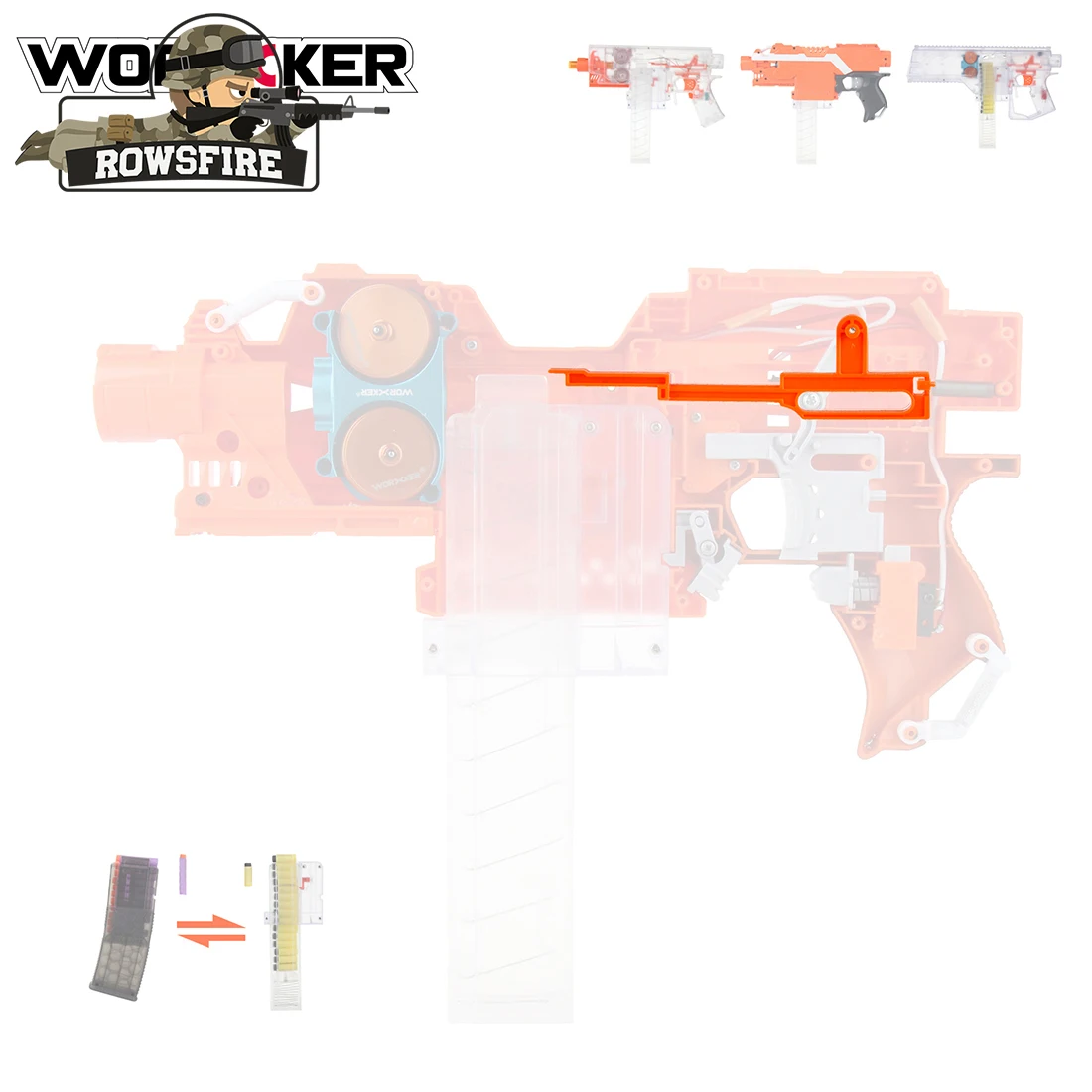 

2019 WORKER Push Rod Compatible With Long Short Darts For Stryfe / Swordfish/ Dominator Blaster Of Semi-automatic Structure