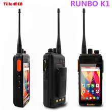 original Runbo K1 IP67 Waterproof Phone 4G LTE Rugged Android Smarpthone Quad DMR Digital Radio UHF PTT Walkie Talkie GPS POC