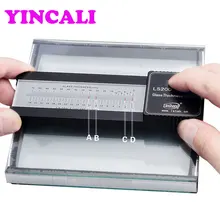 Высокая точность толщиномер для стекла LS200 стекло толщины масштаб 70 мм, воздушное пространство весы 34 мм стекло толщины метр Быстрая