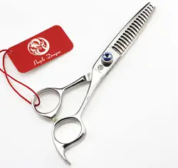 6 дюймов 440C Профессиональный Парикмахерские ножницы истончение волос Ножницы Парикмахерская