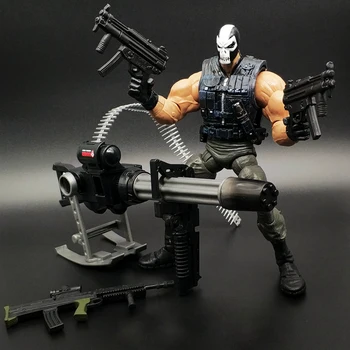 

Captain America Crossbones Marvel Avengers Ornament Display Action Figure Model TOYBIZ