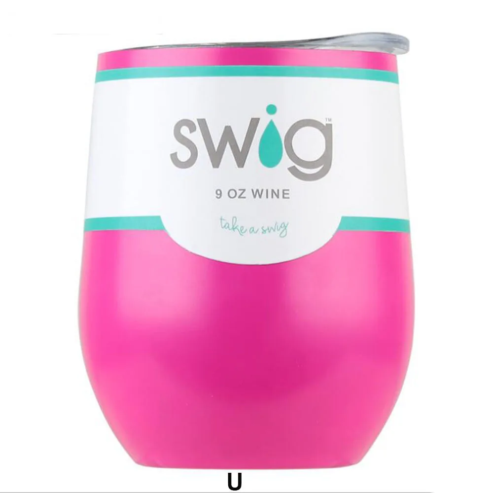 swig Кружки для вина, бокалы для шампанского, кофе, кружки, бокалы для вина, термосы для кофе, подарок - Цвет: swig