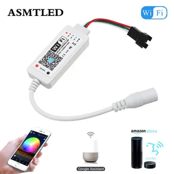 

Magic Home WiFi LED SPI Controller Android IOS APP Smart Wireless WiFi Control LED Mini Pixel Controller For Full Color Strip