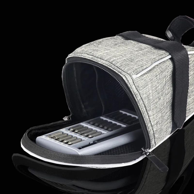 Clearance DAHON Durable Large Capacity Bicycle Saddle Bag Waterproof Canvas MTB Bike Rear Seat Bag Cycling Tail Pouch 3