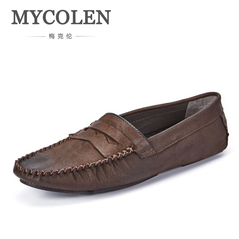 

MYCOLEN Men Shoes Hot Sale Sneakers Slip On Shoes Men Casual Shoes Top Brand Breathable Male Footwear Spring/Autumn Boat Shoes