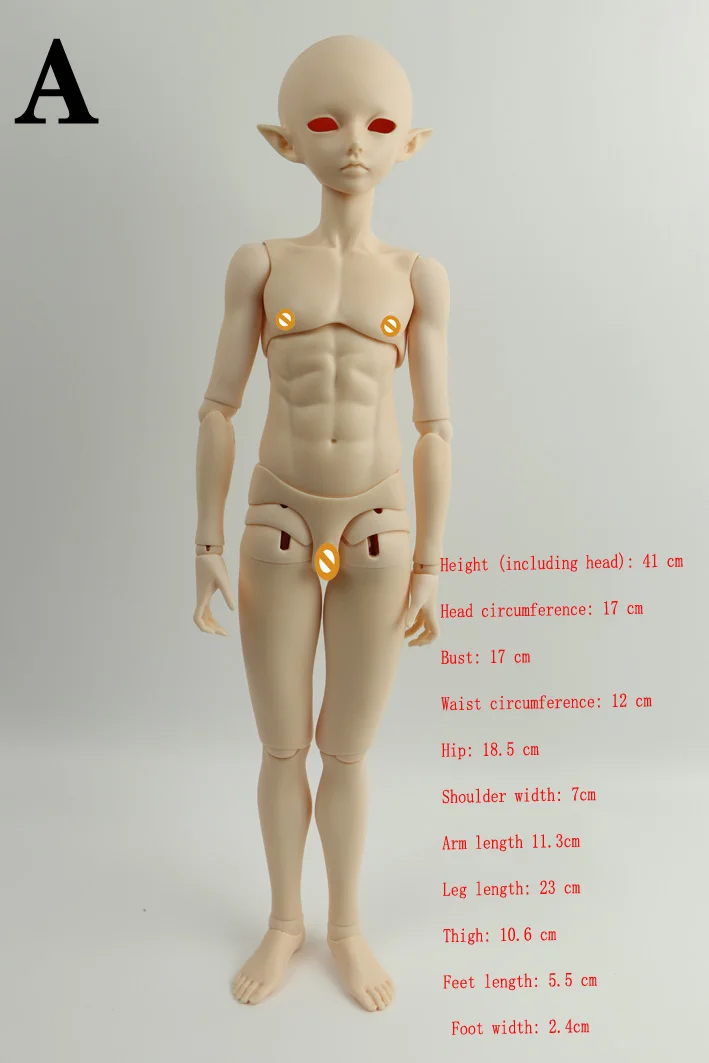 BJD кукла 1/4 выберите тело шарнир Кукла дайте глаза