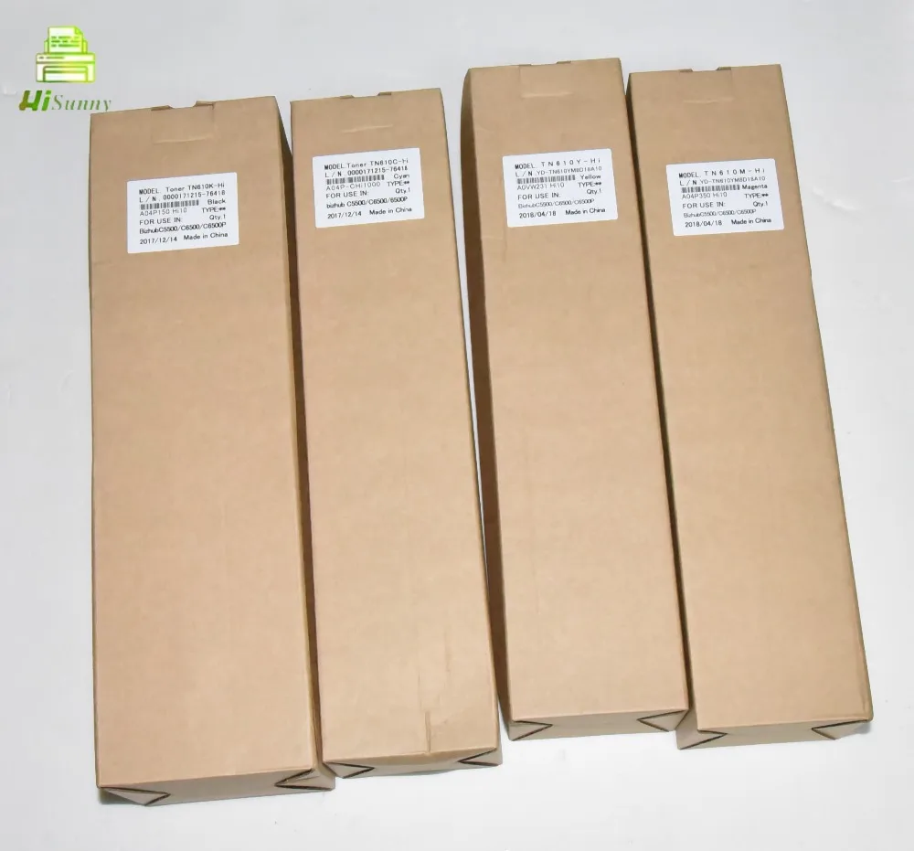 249.99usd for 1set TN610 TN-610 TN 610 for Konica Minolta Bizhub Pro C5500 C5501 C6500 C6500P C6501 full toner cartridge