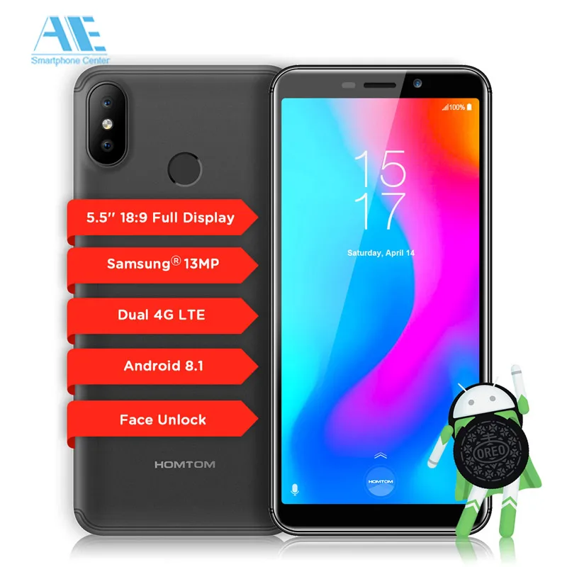 HOMTOM C2 5 дюймов HD + экран 2 Гб ОЗУ 16 ПЗУ смартфон MT6739 четырехъядерный 13 МП Двойная