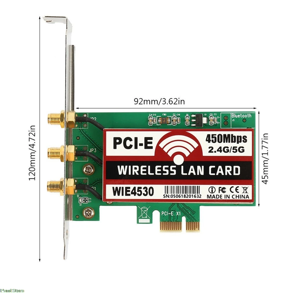 450 Мбит/с Wi-Fi беспроводной PCI-Express 2,4 г/5 г wifi адаптер настольный карта для Intel 5300 Ch CW