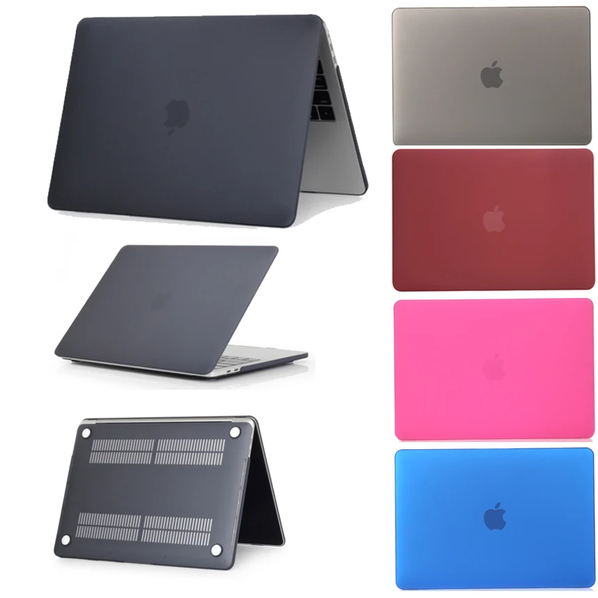 New Coque For Macbook Pro 13 15 2018 2017 Matte Laptop Case Hard PVC for Macbook Pro 13 2018 A1989 A1990 A1706 A1707 Case Matte 