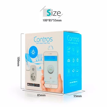 

Original Broadlink SP3S WiFi Smart Socket EU Plug with Alexa Google Home Smart Home Remote Control Energy Meter for IPhone Xiomi
