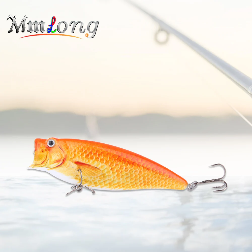 

Mmlong 9.5cm Hard Popper Artificial Fishing Lure AH05 18.5g Lifelike Crankbaits Fishing Tackle Floating Wobbler minnow Swimbait