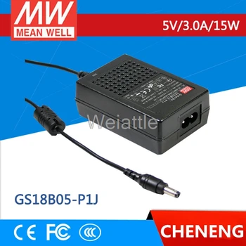 

MEAN WELL original GS18B05-P1J 5V 3A meanwell GS18B 5V 15W AC-DC Industrial Adaptor