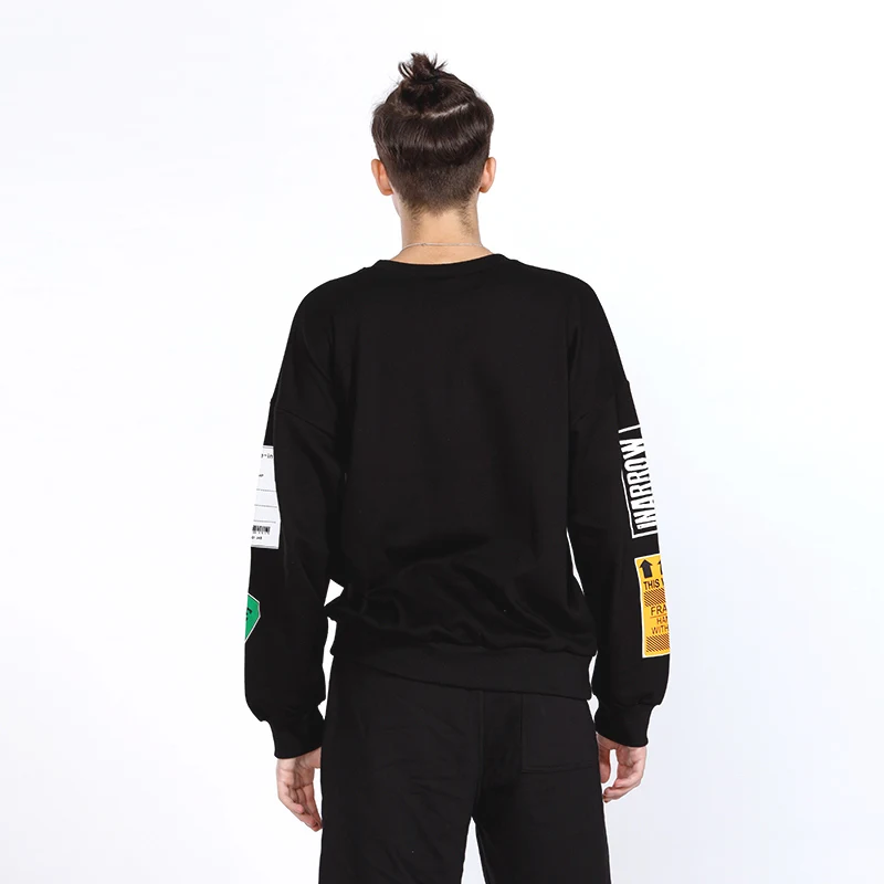 HEYGUYS Мода Европа США high street sweatershirts для мужчин прохладный хип хоп одежда Лидер