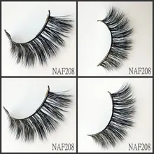 UPS 500 пара/лот 3D норковые ресницы Толстые Накладные ресницы 3d норковые ресницы накладные ресницы ручной работы Ресницы