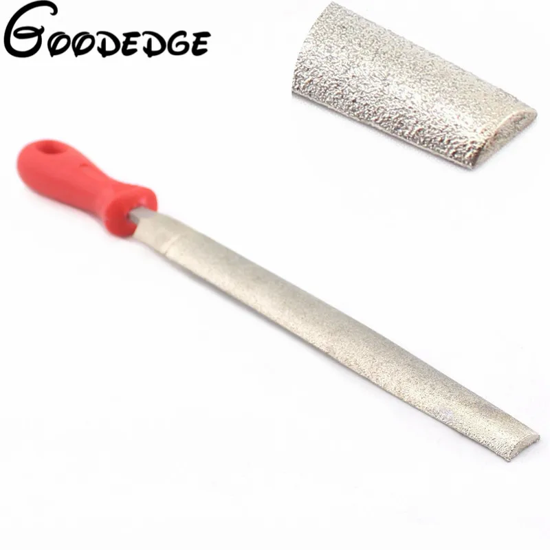 

10"inch Electroplated Diamond Coated HALF ROUND Saw Files Files 250 mm Long Grit