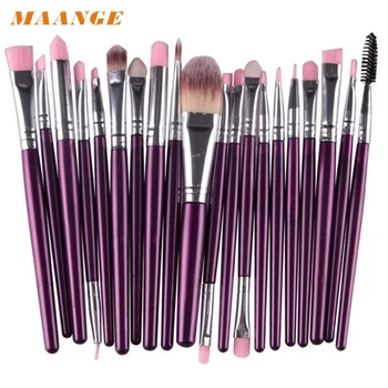 

20 pcs Makeup Brush Set tools Make-up Toiletry Kit Wool Make Up Brush Set