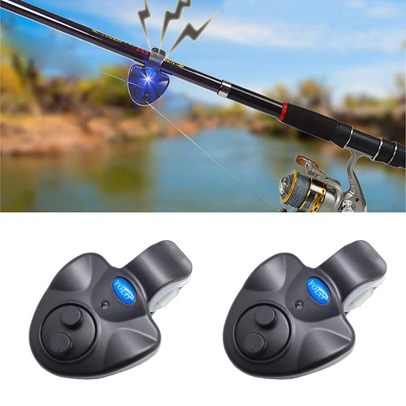 Coolnice Sensitive Fishing Bite Alarm Electronic Set with LED Indicator Sound 