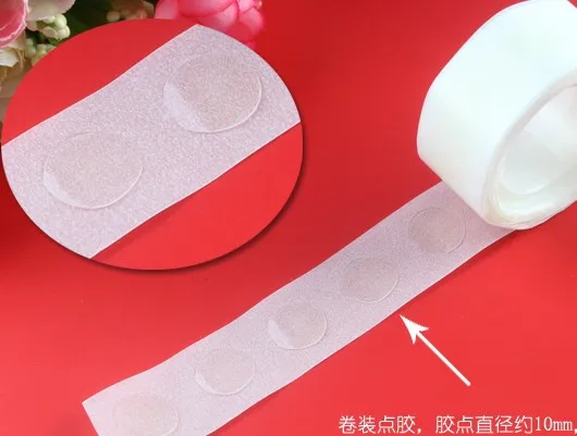 

100 Pieces Balloon Sticker Paster air balloon fixed Clip Hydrogen helium air number letter balon glue clamp folder party tape