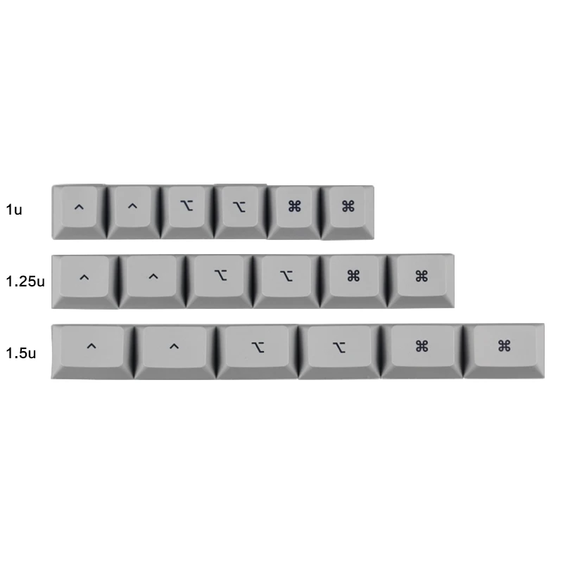 

PBT Keycaps MAC Commond And Option Keys 1.25u 1.5 u Dye-Sublimation Cherry MX Key Caps Switches Mechanical Gaming Keyboard