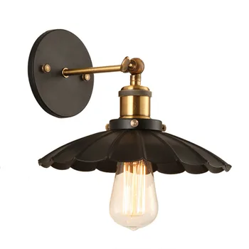 

Metal Wall lampshade Sconce Vintage Industrial Wall Lamp living room Light Shade Indoor Outdoor Wall Lamp home decor &4jj10
