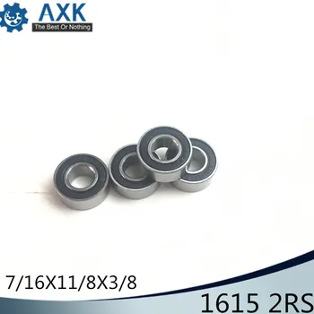 

1615 2RS ABEC-1 (10PCS) 7/16"x1 1/8"x3/8" inch Ball Bearings 1615RS