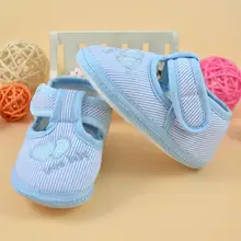 LONSANT First Walker для новорожденных девочек и мальчиков с мягкой подошвой; парусиновая обувь для малышей; кроссовки; Прямая поставка;