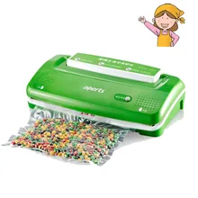 Бытовая Вакуумная пищевая упаковочная машина 26 см, маленькая вакуумная упаковочная машина VS1000