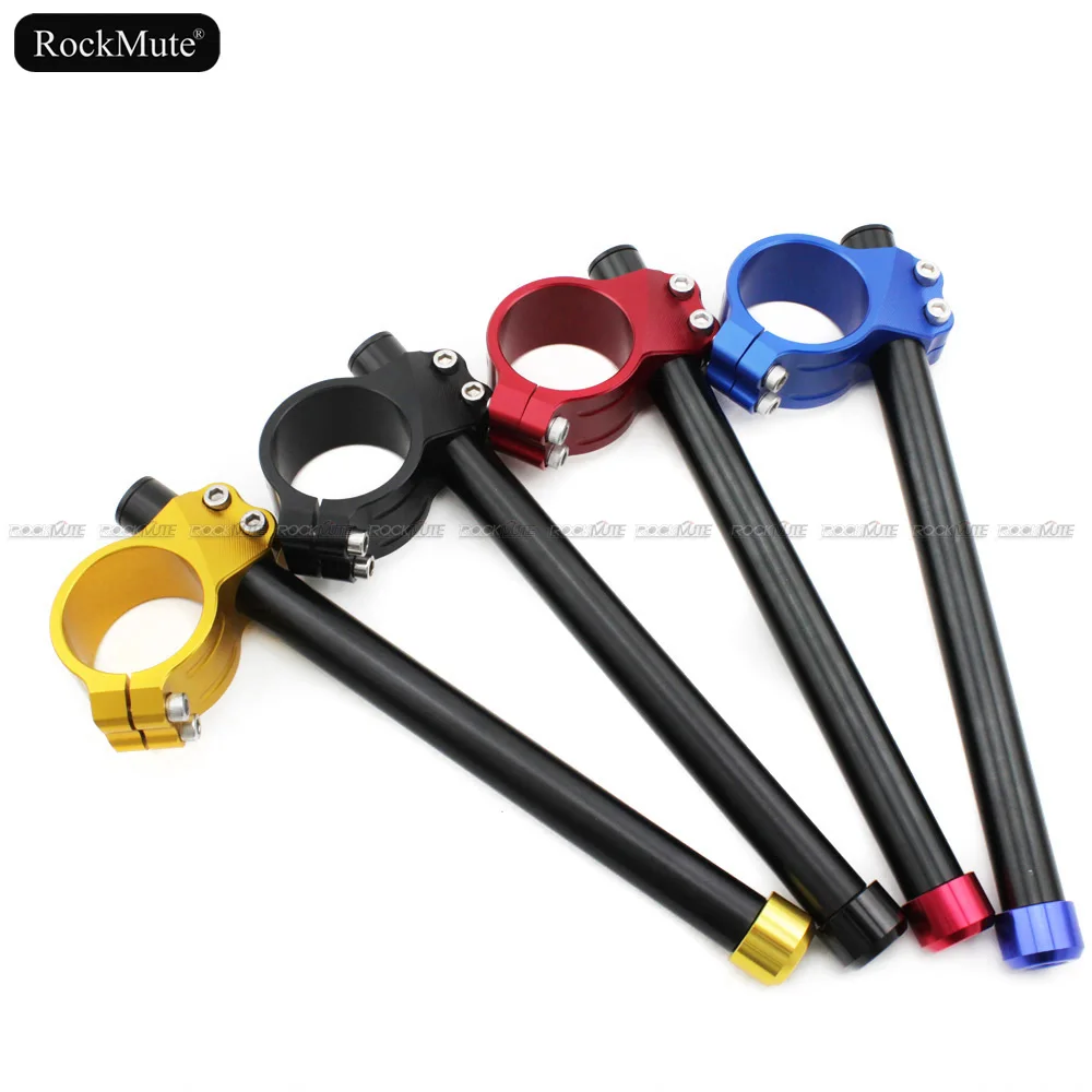 

For KAWASAKI ZX10R 2004-2010 2016 2017 2018 Motorcycle 3D Engraved Pattern Clip On Handle Bar With Grips Bar End Cover