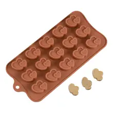 Новинка; Лидер продаж Любовь форме сердца 15 Полость силиконовая форма для шоколада форма для выпечки украшения торта Экологичные DIY выпечки аксессуары