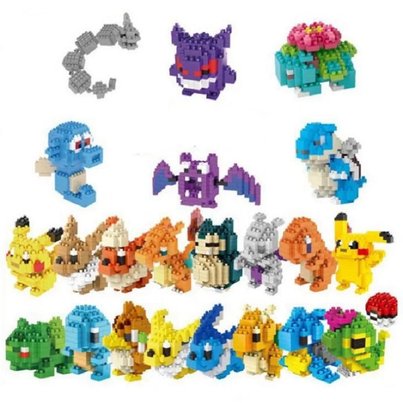

WL Mini Blocks Captain America Animal Fruit Intelligence Model Building Nanoblock Cute Party Supplies Toy