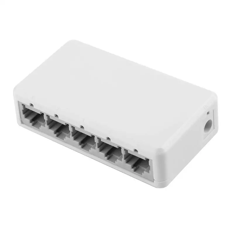 ALLOYSEED 5 портов мини 5-портовый Настольный гигабитный коммутатор/Быстрый коммутатор для интернет-сети LAN Hub/полный или полудуплексный обмен
