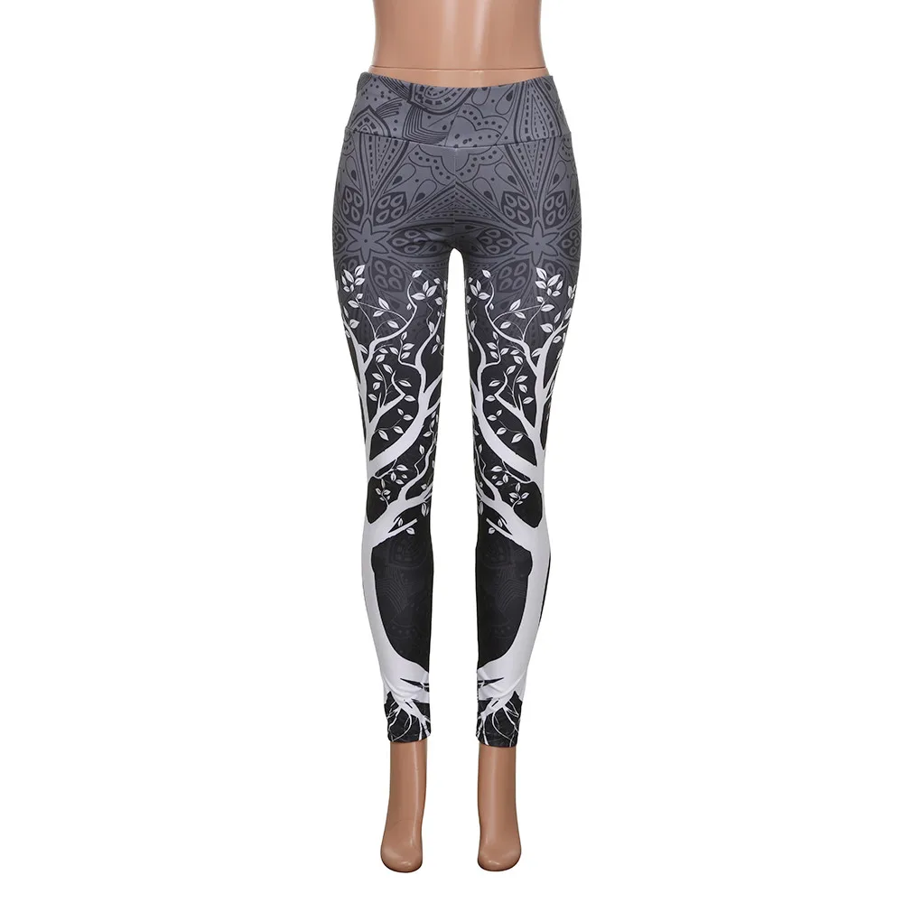 

Leggings For Women Fashion Sexy High Waist Printed Workout Gym Fitness Elastic Athletic Pants Calzas Mujer Leggins #YY
