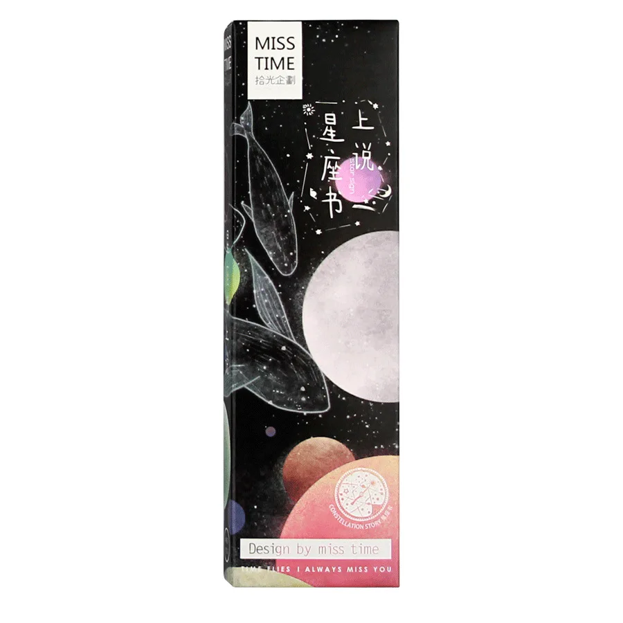 

30 pcs/pack Twelve star sign Bookmark Paper Cartoon Animals Bookmark Promotional Gift Stationery Film Bookmark