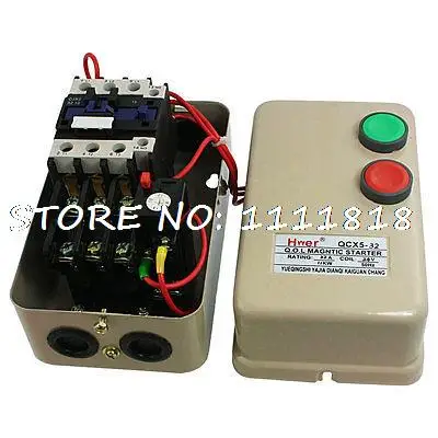 

AC 24V Coil Contactor 11 KW 15 HP 3 Phase Motor Control Magnetic Starter 14-22A