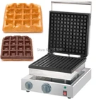 Best Price as low as $250.00 110v 220V Commercial Use Non-stick Electric 27cm Classic Square Waffle Maker Iron Machine Baker