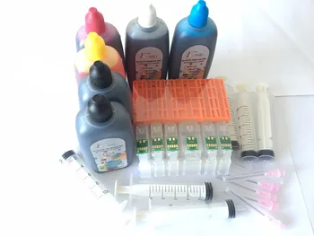 

6kits PGI-570PGBK CLI-571 BK C M Y GY Ink Refill Kits For Canon PIXMA MG7750 MG7751 MG7752 MG7753 Printer With ARC CHIP