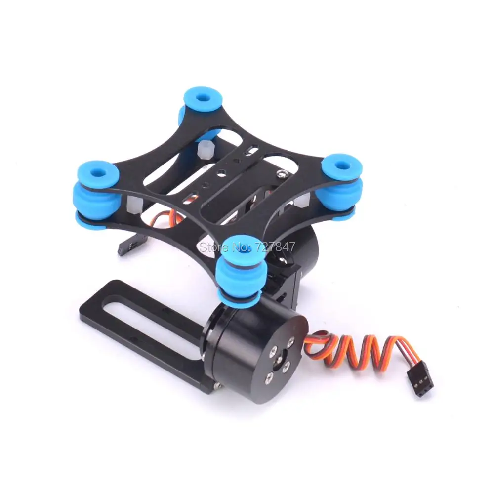 

Shock-absorbing CNC Metal Brushless Camera Gimbal Frame (balck) for Phantom Gopro 2 3 Xiaomi xiaoyi Camera