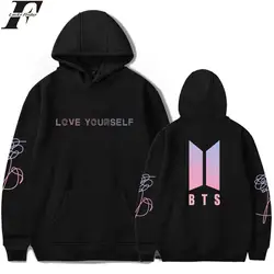 LUCKYFRIDAYF БЦ любить себя Harajuku Кепки толстовка Bangtan мальчиков модные толстовки с капюшоном Лидер продаж Для женщин/Для мужчин осень