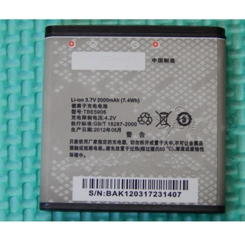 

Rush Sale Limited Stock Retail 2000mAh TBE5906 New Replacement Battery For K-Touch W808 E800 w688 E688 E809 W800 High Quality