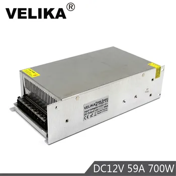 

12V Power Supply DC 59A 700w Led Driver Transformer AC110V 220V to DC12V Power Adapter for Strip Modules Lighting lamp CCTV CNC