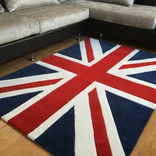 Подушка для компьютерного стула ковер для йоги коралловый бархатный коврик синий красный любовь Лондон Флаг Великобритании домашний Коврик для прихожей коврик для двери гостиной C26