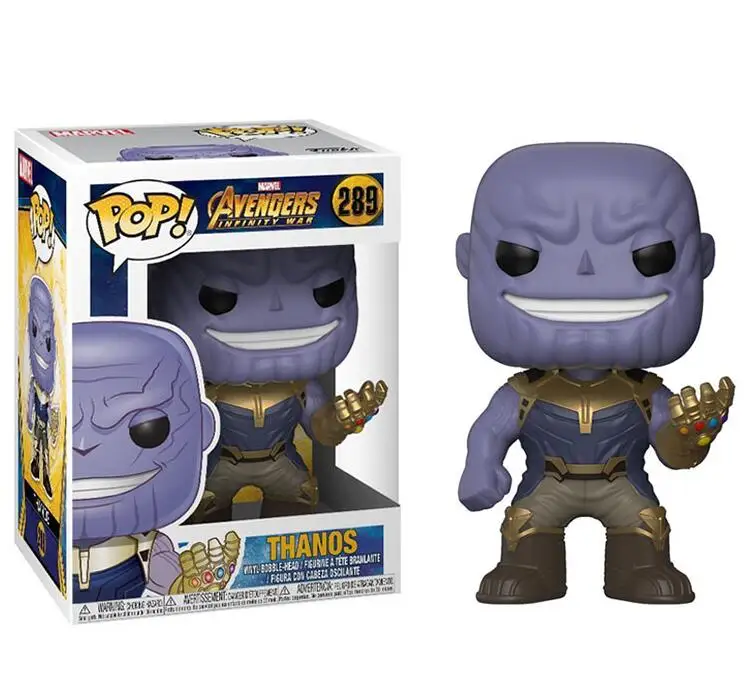 FUNKO POP Marvel Мстители 3 Бесконечная война Человек-паук модель игрушки Raytheon фигурка Коллекционная детская игрушка - Цвет: Box