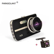 

PARASOLANT 4-inch Ultra-high Night View Driving Recorder Dual lens 1080P Car Camera Wide Angle Car Recorder Metal Case Car DVR