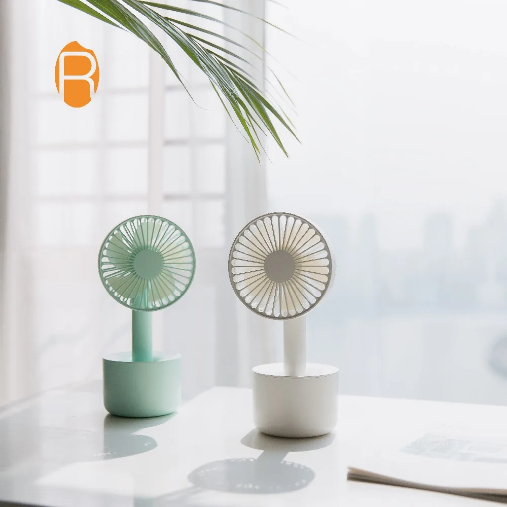 

2018 Hot Creative Mini 3 Speed Cartoon Fan Summer Portable Fan Handheld USB Handy Mini Fan Rechargeable