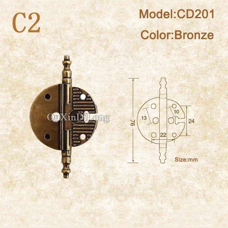 Горячая 10 шт. 3 дюйма ретро винтажный стиль мебельные петли европейские антикварные дверные петли Одежда Шкаф бронзовые шарниры