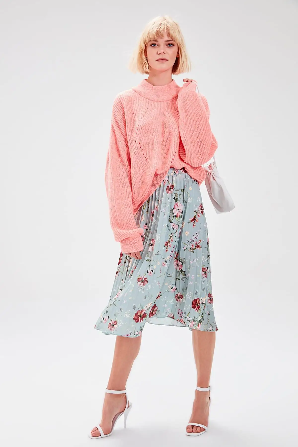 

Trendyol Mint Piliseli Skirt TWOAW20ET0113